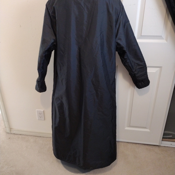 Long Reverseable Jacket Ladies Size S Black/Beige - Picture 7 of 9